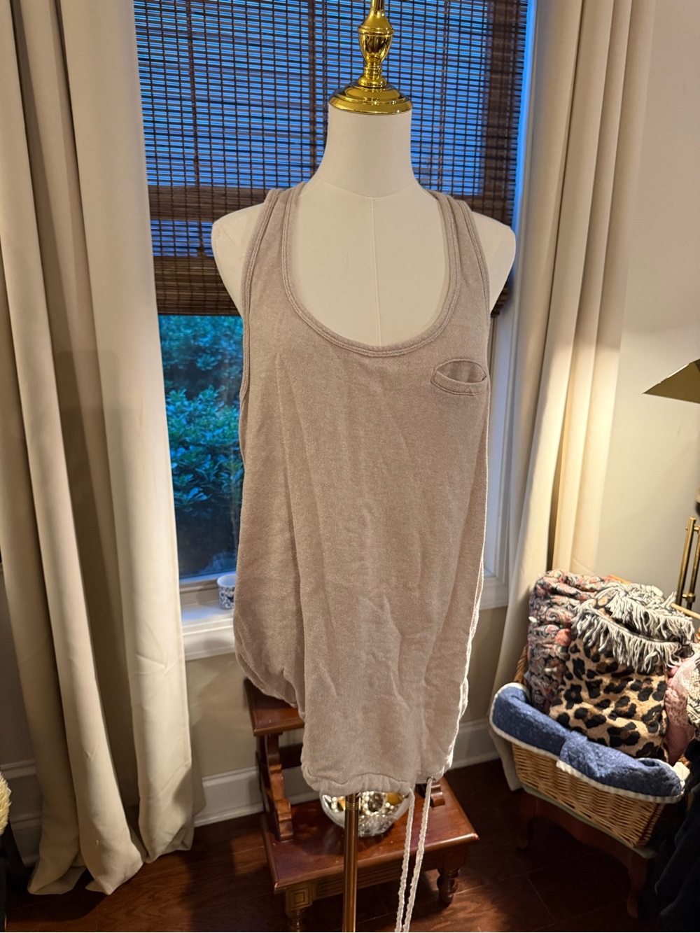 Victoria's Secret Taupe Scoop Neck Coverup Tank